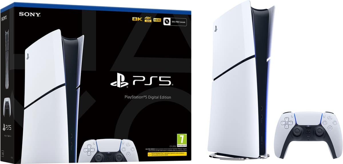 Sony Playstation 5 (PS5) Slim 1TB Digital | NIEUW - Afbeelding 2