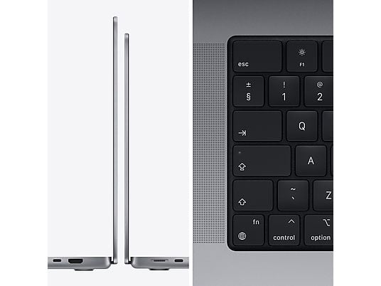 Apple MacBook Pro 2021 M1 | 14.2" | M1 Pro 8-Core CPU | 14-Core GPU | 32 GB | 512 GB SSD | space gray - Afbeelding 3